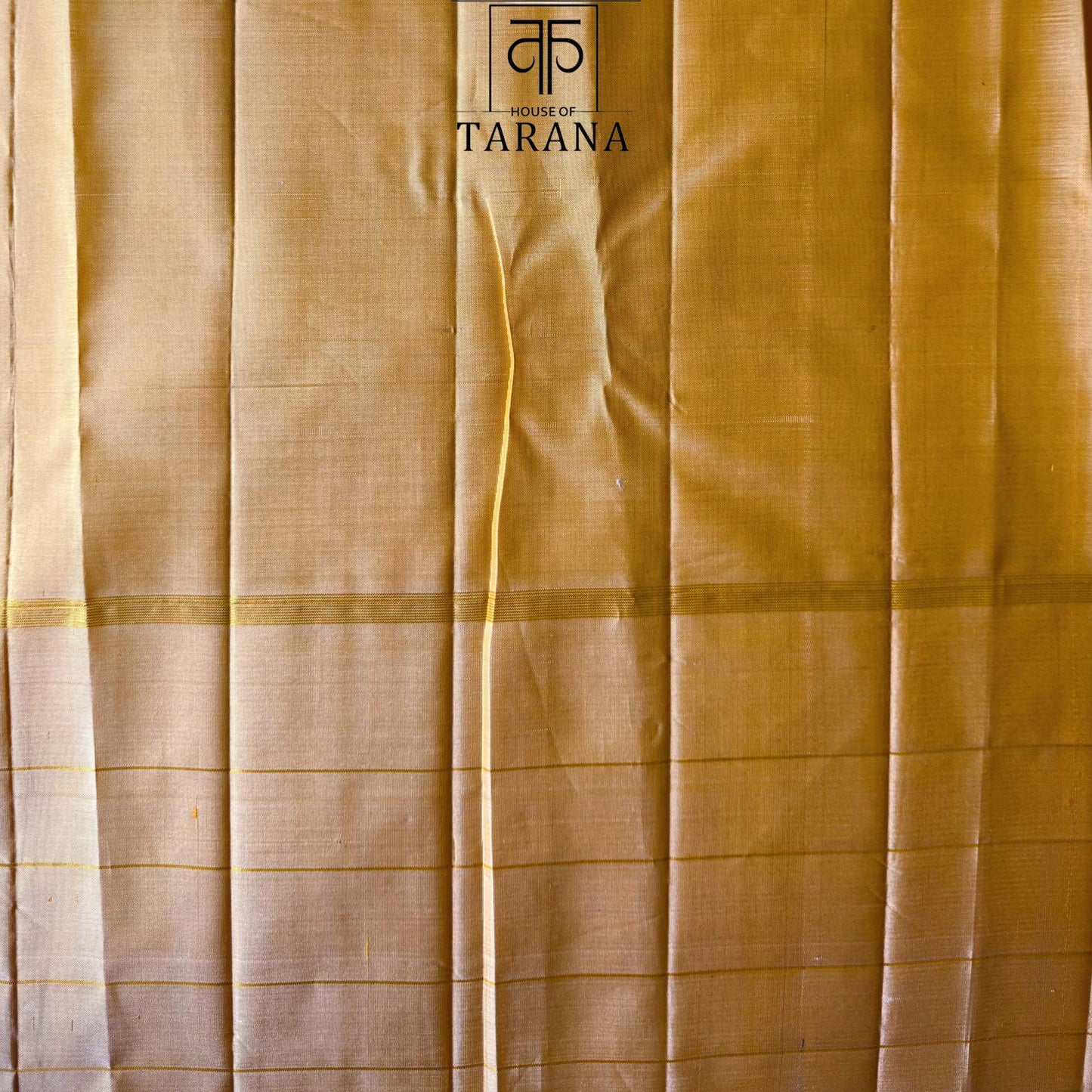 Burnt orange with pastel gold kanjivaram silk saree