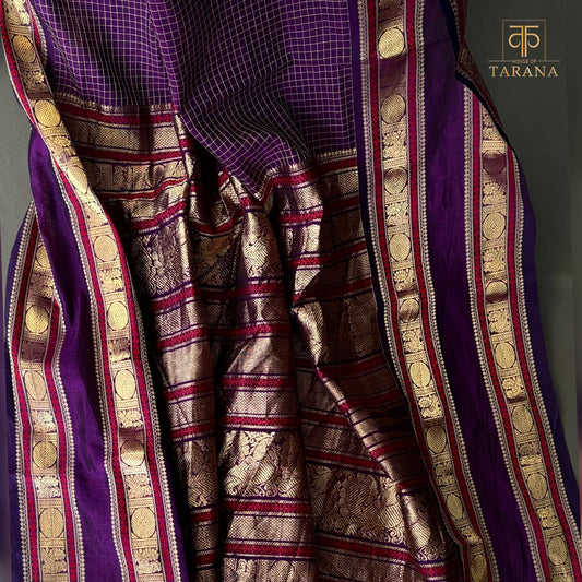 Dark Blue Silk Cotton