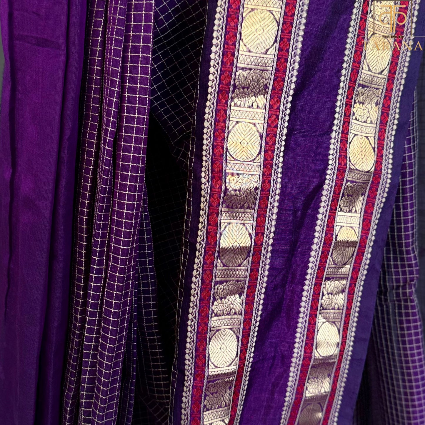 Dark Blue Silk Cotton